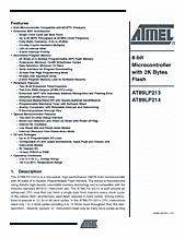 DataSheet AT89LP214 pdf